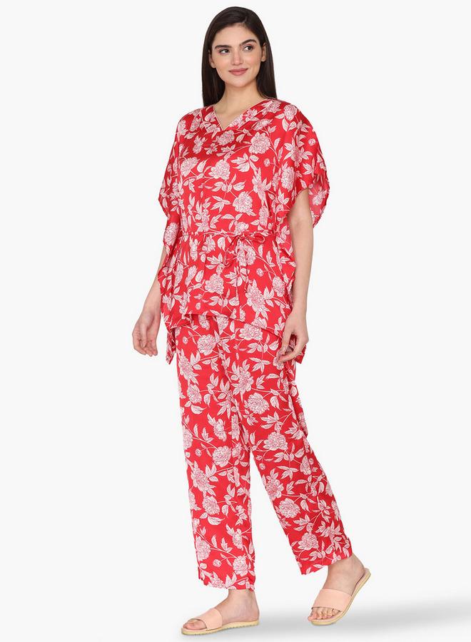 Zivame All-Over Floral Print Pyjama Set - Image 2