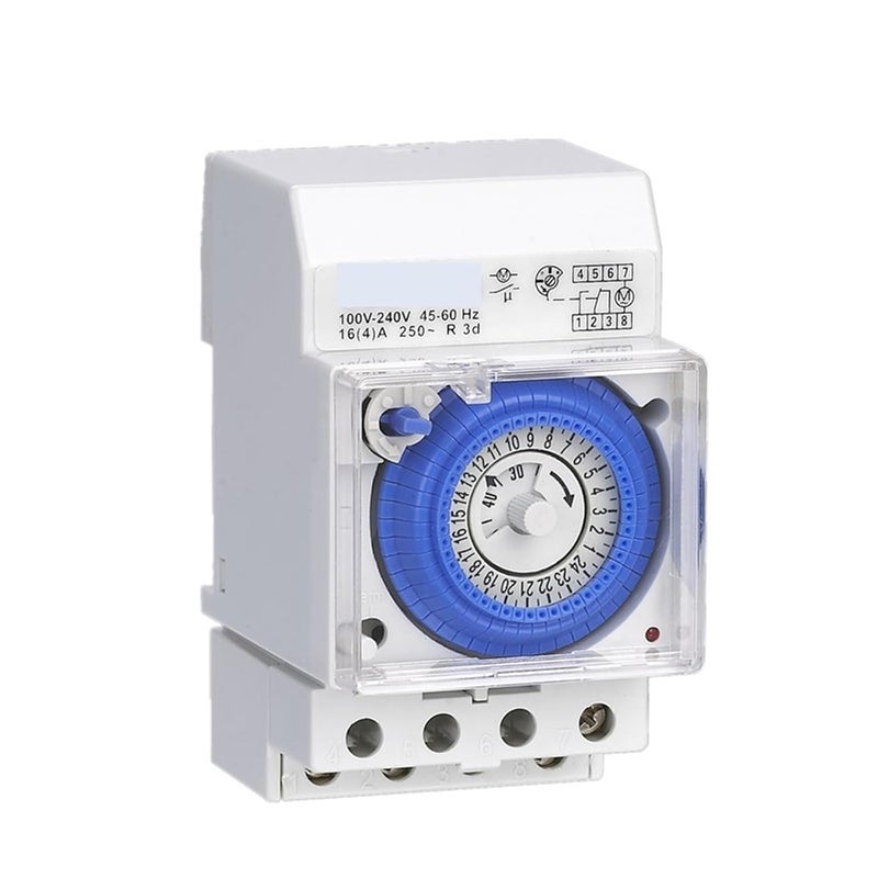 24 Hours Programmable Mechanical Timer Switch 100V 240V with 30 Minute Setting - Image 4