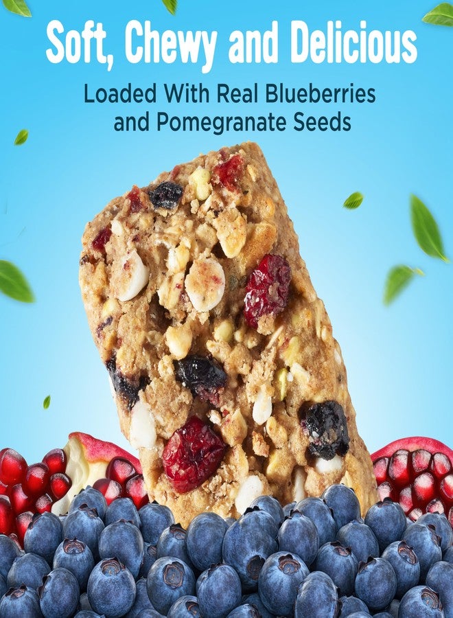 Cooper Street Blueberry Pomegranate Granola Bakes (24 bars) - Individually Wrapped Soft and Chewy Breakfast Granola Bars - Nut, Dairy & Soy Free - Great As Kids Snacks For School, Hiking Or Lunchbreak - Image 2