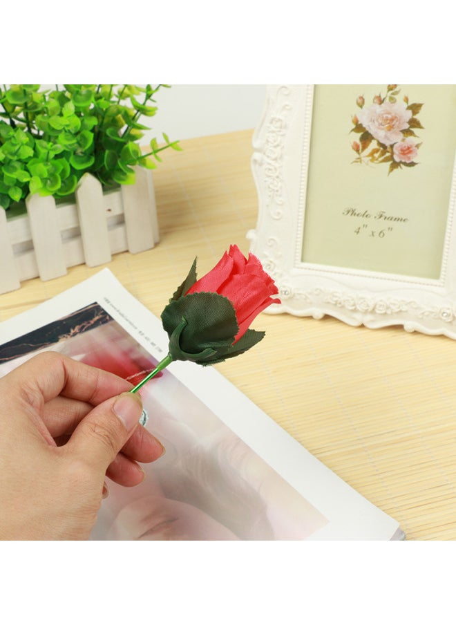 Valentine's Day Gift Magic Props Flower Torch Toy Street Stall Novelty Plaything Fire Brandishing Love Potion-Color:Red  - Image 3