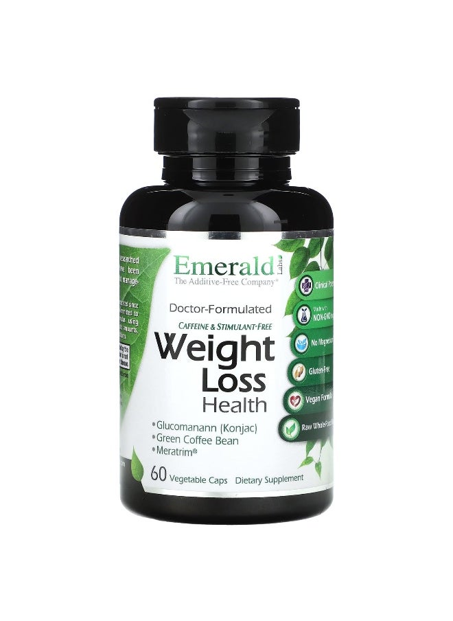 Emerald Laboratories Emerald Laboratories, Weight Loss Health, 60 Vegetable Caps  - Image 1