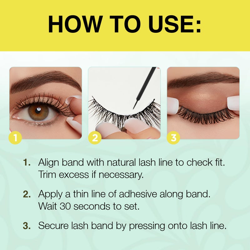 Ardell Active Lash - Speedy, False Eyelashes, Water-Resistant, Lightweight, Strip Lashes, 4 Pairs, 1-Pack - Image 5