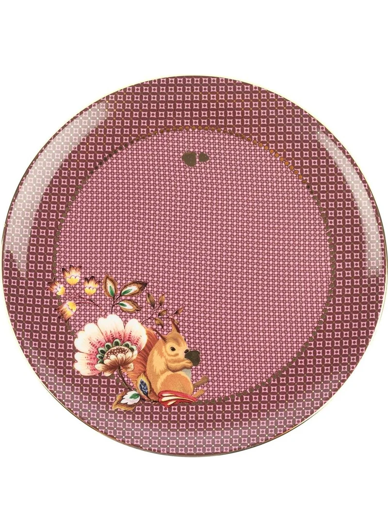 Mikasa Moor Magenta 4-Piece Cake Plate 20 cm