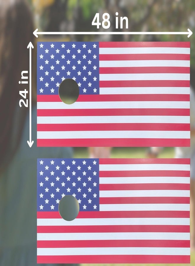 Reflective Solutions American Flag Cornhole Wraps Decal (Pack of 2) - Image 4