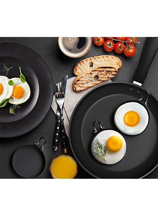 MIXDE Stainless Steel Egg Rings - Pack of 4 for Perfectly Fried Eggs and Omelets  - Image 5