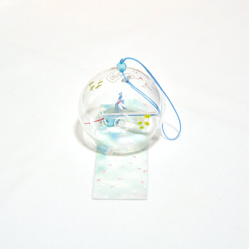 Cherry Blossom Wind Chimes Birthday Gift Japanese Style Glass Small Commodity Ornaments Creative Home Decorations Night Market Attractions - Image 1