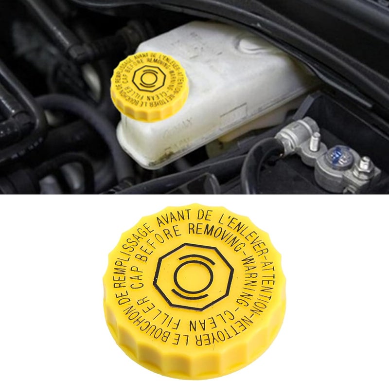 UZZH Yellow Brake Fluid Cap Replacement - Image 1