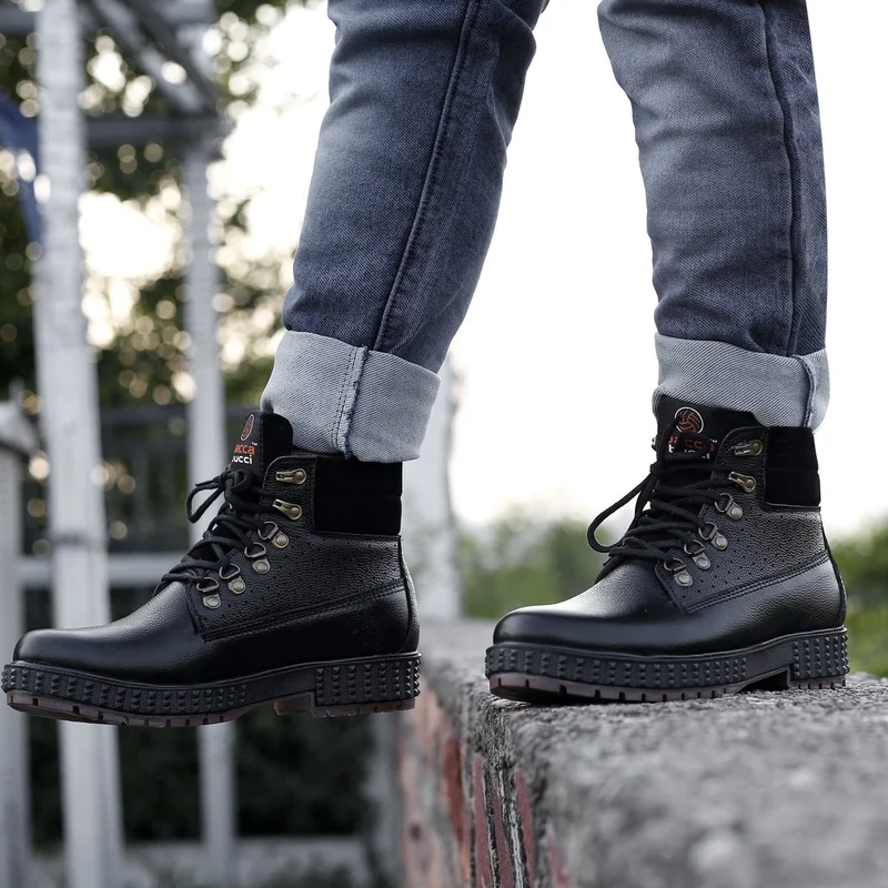 Bacca Bucci Black Storm Boots for Men | Best Price UAE