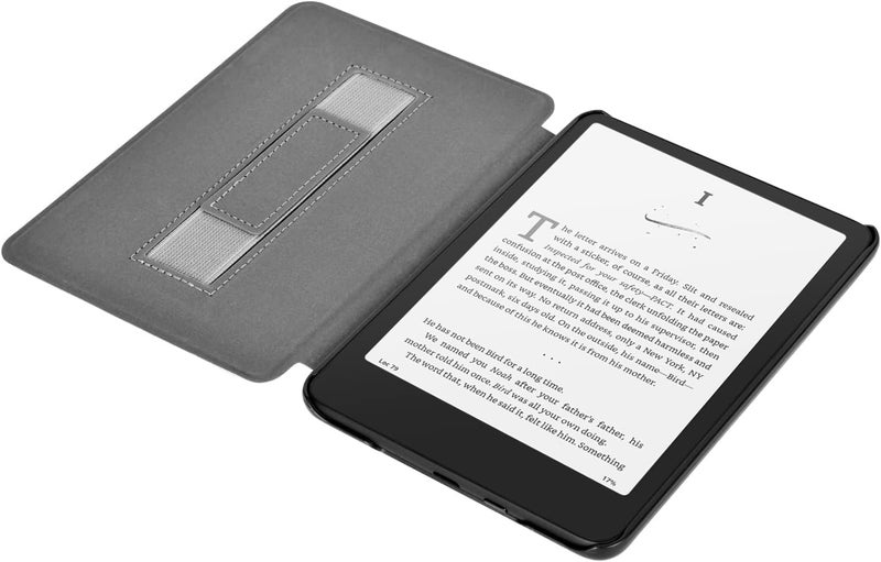Tpacc Case for All-New 6" Kindle (11th Generation, 2022/2024 Release), Premium Lightweight PU Leather Protective Cover with Auto Wake/Sleep, Hand Strap Feature, Book Lovers Gifts - Image 3