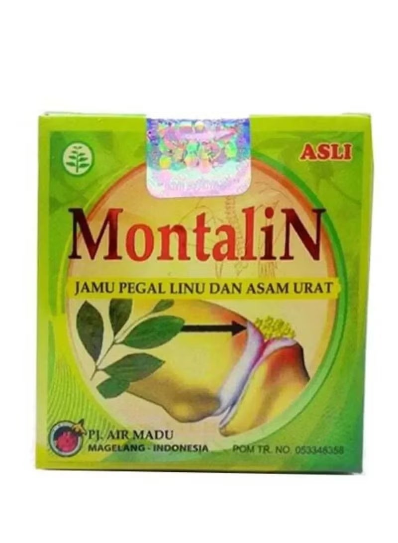 Montalin for the treatment of joint and bone pain and gout.