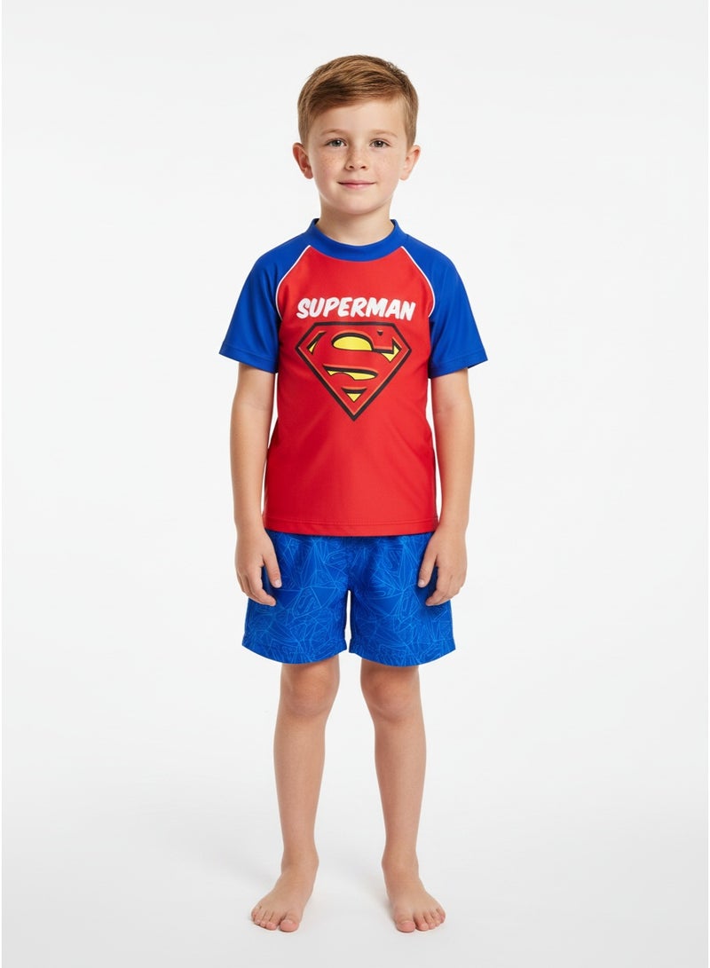 SUPERMAN SWIM SUIT BOYS SUPERMAN - Image 1