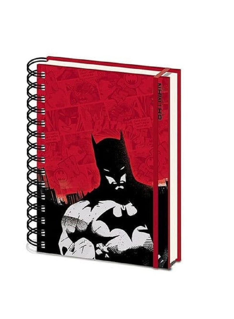 Warner Bros Batman A5 Wiro Notebook Red Colour