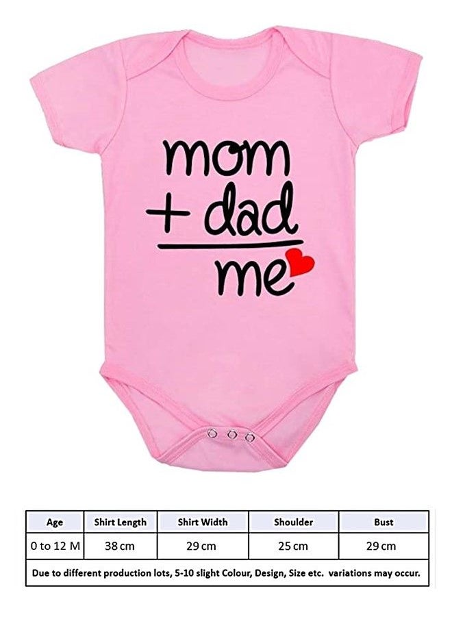 We Happy Mom Dad Me Baby Romper Funny Cute Infant Bodysuit Birthday Costume  - Image 2