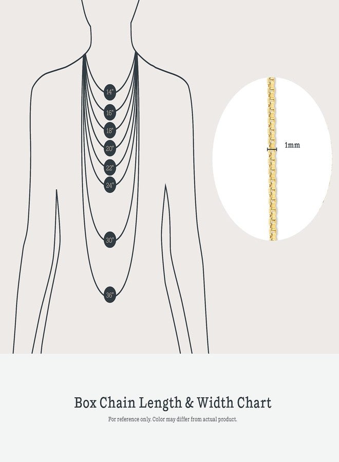 KEZEF 18k Gold Over Sterling Silver 1mm Box Chain Necklace Made in Italy | 925 Sterling Silver Necklace for Women | Rose Gold Chain for Women Men, 30 Inches | 75 cm, Sterling Silver, No Gemstone - Image 5