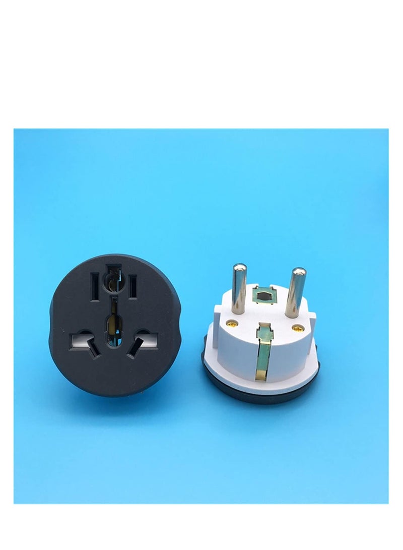 Travel Adapter 16A AC Port Travel Conversion EU Adapter Plug 5pcs - Image 5