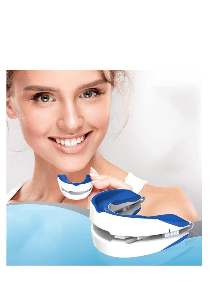 DMG TECH Anti-snoring Device Mouthpiece, Upgraded Adjustable Mouth Type Silicone Anti-snoring Device, Help Sleep at Night, Prevent Snoring and Snoring, Anti-grinding Braces Snoring Device (Standard Size)  - Image 1