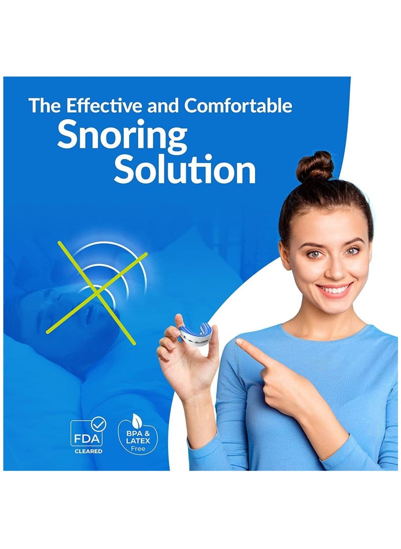 DMG TECH Anti-snoring Device Mouthpiece, Upgraded Adjustable Mouth Type Silicone Anti-snoring Device, Help Sleep at Night, Prevent Snoring and Snoring, Anti-grinding Braces Snoring Device (Standard Size)  - Image 5