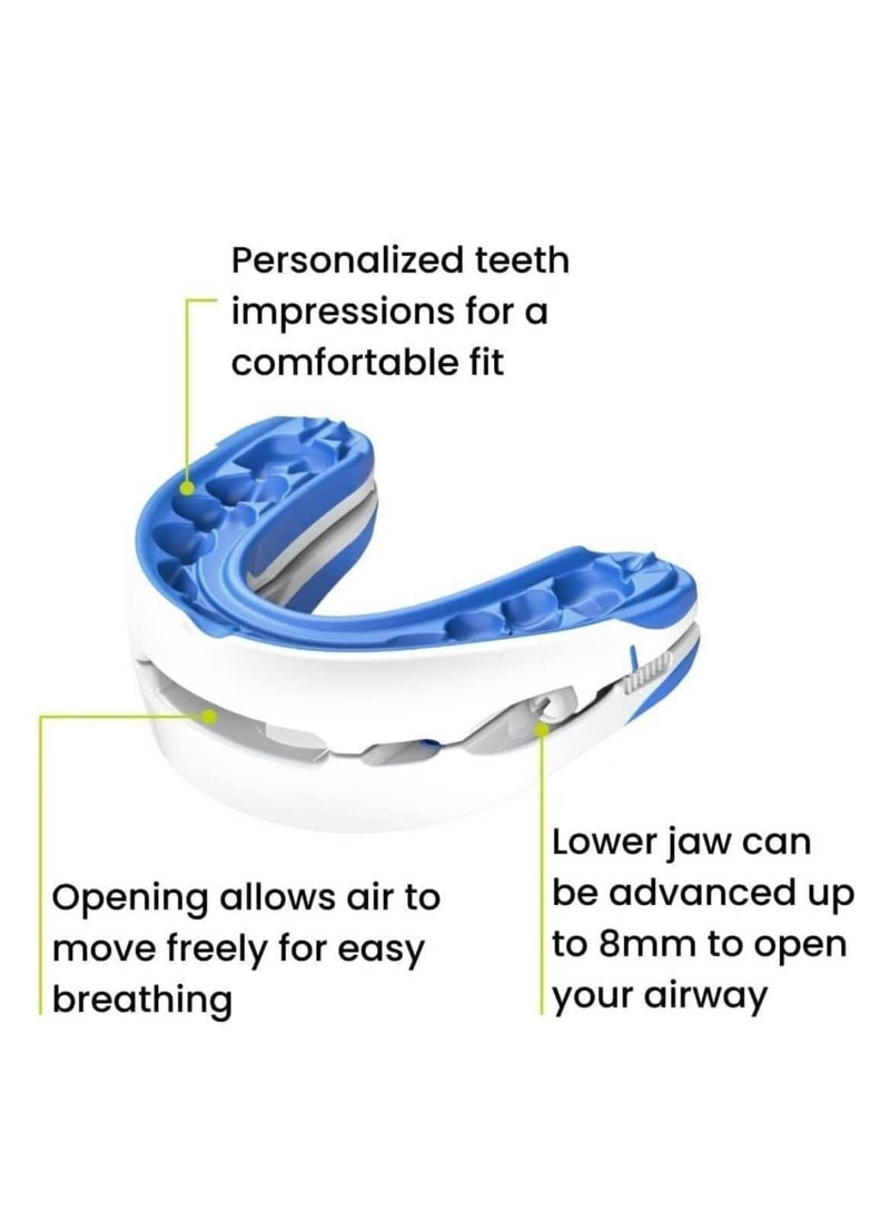 DMG TECH Anti-snoring Device Mouthpiece, Upgraded Adjustable Mouth Type Silicone Anti-snoring Device, Help Sleep at Night, Prevent Snoring and Snoring, Anti-grinding Braces Snoring Device (Standard Size)  - Image 4