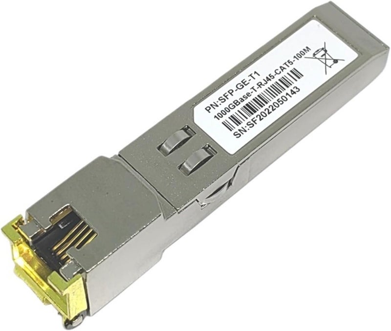 XCVR-B00CRJ NTTP61AA XCVR-A00CRJ-TB DELL 407-BBEL 407-BBOS 10/100/1000M SFP-T RJ45 Connector Temp 100 M Lengt - Image 1
