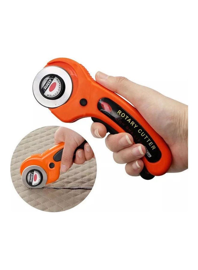NIBEMINENT Roller Cutter for DIY Handicraft Patchwork Orange 22 x 4 6cm - Image 3