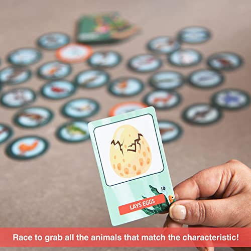 Chalk and Chuckles Educational Card Game- Eye See Animal World, Preschool STEM Learning Educational Toy, Gifts for Kids, Boys & Girls Ages 3, 4, 5, 6, 7 Years, Homeschool, Classroom & Travel Activity - Image 3