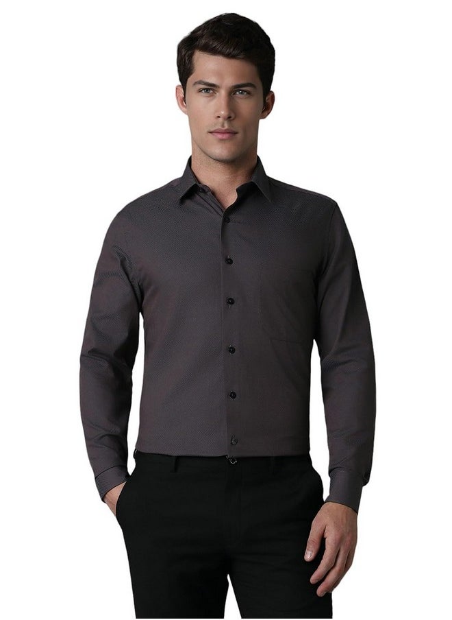 LOUIS PHILIPPE - Louis Philippe Men's Slim Fit Shirt (LPSFMSLPJ08783_Olive - Image 1