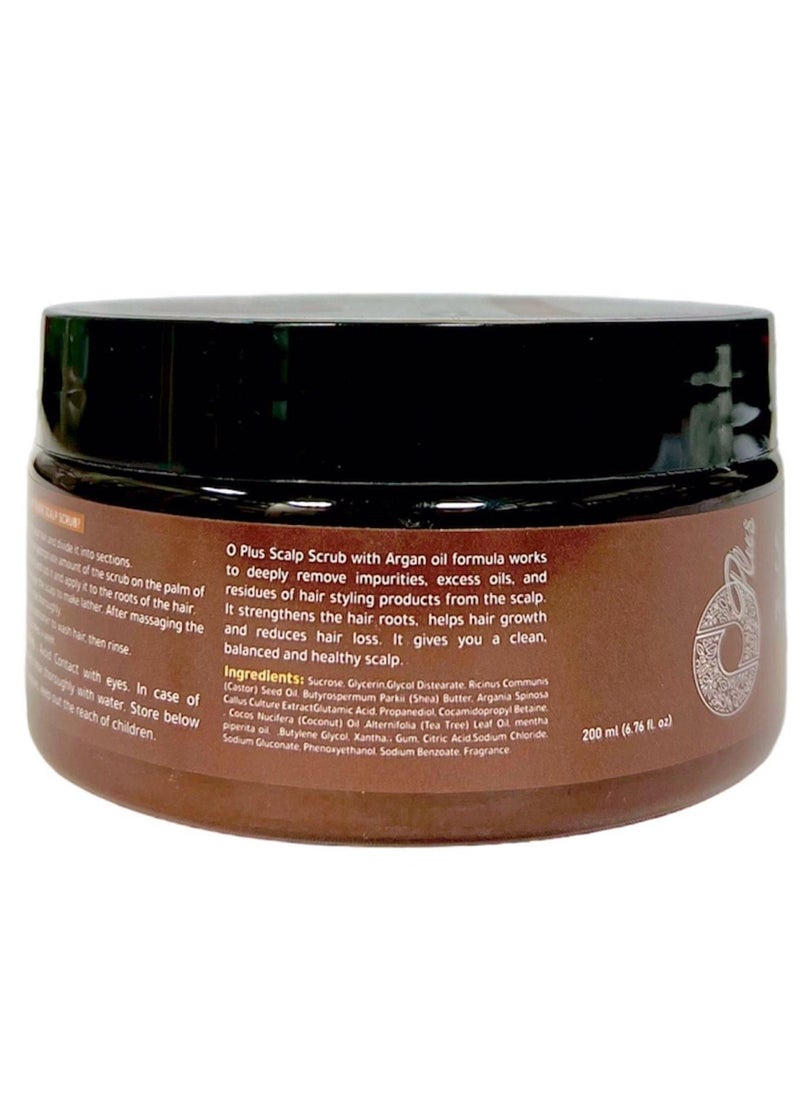 Oplus - OPlus Argan Oil Deep Cleansing Scalp Scrub 200ml - Purifying Treatment for Hair Growth - Image 1