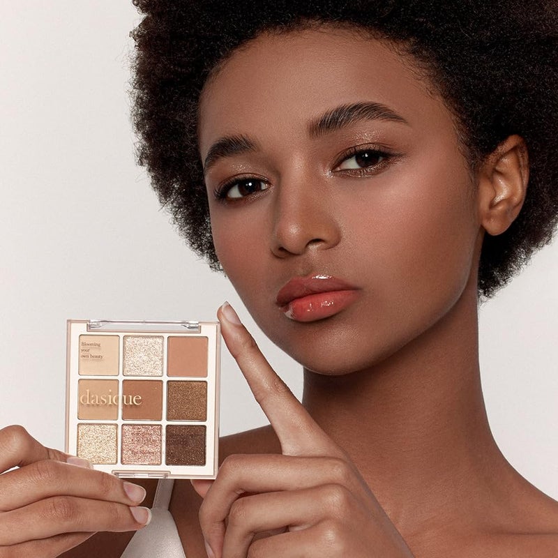 dasique Shadow Palette #01 Sugar Brownie I Cruelty-Free I 9 Blendable Shades in Smooth Matte and Shimmer Finishes with Gorgeous Pearls - Image 2