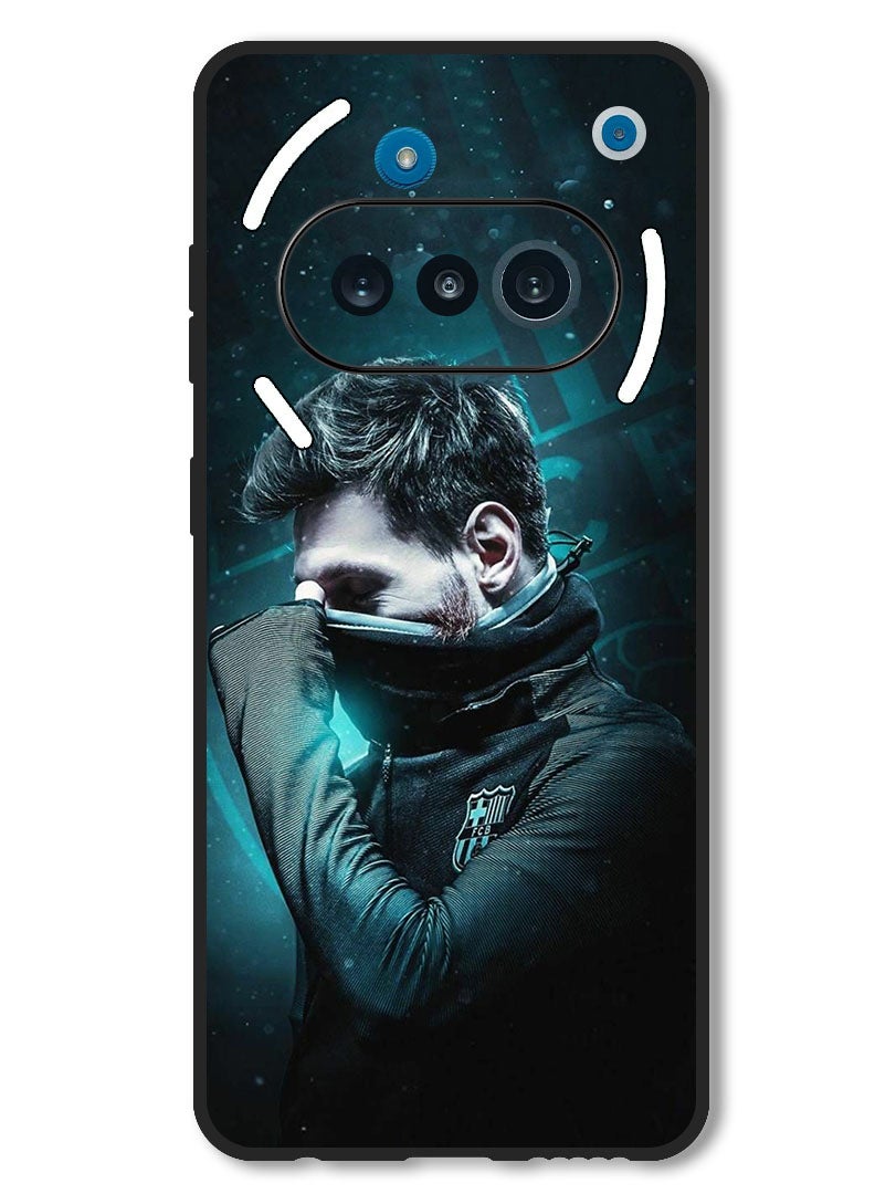 Theodor Case Compatible with Nothing Phone 3a Protection Shockproof Bumper Cover Messi (5) - Image 1