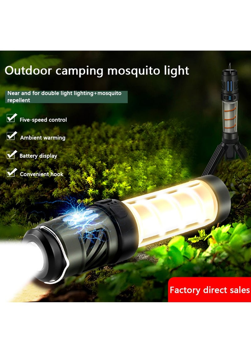 general Outdoor Camping Lights - Prevent Biting Camping Lights - Portable Work Lights Lightweight USB Rechargeable Flashlight for Indoor Outdoor Home Light Blackouts Hiking - Image 5