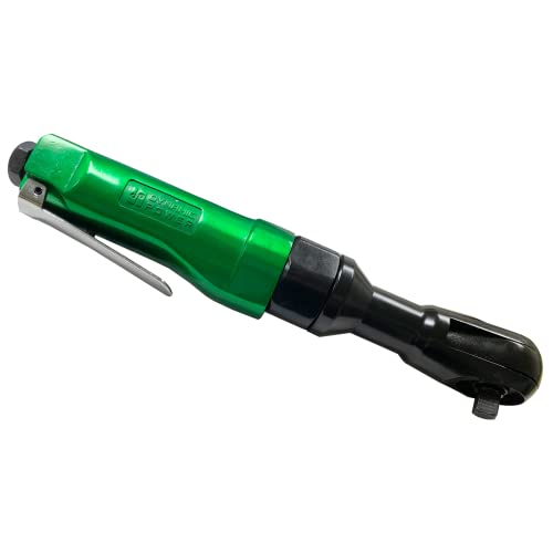Dynamic Power 3/8 inch Professional Air Ratchet Reversible (Green&Black) MAX. TORQUE:45 FT-LBS - Image 1