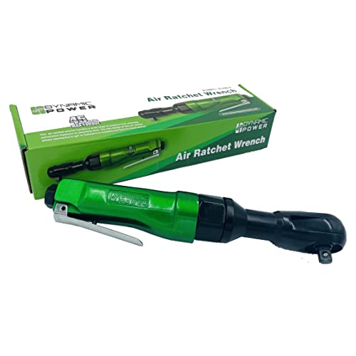 Dynamic Power 3/8 inch Professional Air Ratchet Reversible (Green&Black) MAX. TORQUE:45 FT-LBS - Image 3