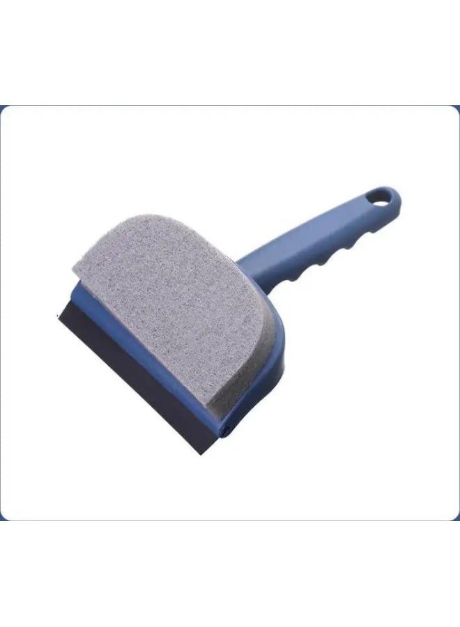 SAFENHAND Glass Cleaners, Portable Double Sided Glass Cleaning Brush, Window Squeegee for Window Cleaning Sponge Automobile Glass Wiper, Window Scrubber for Car Glass and Household Glass Cleaning - Image 1
