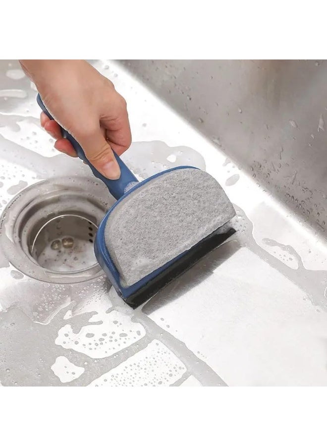 SAFENHAND Glass Cleaners, Portable Double Sided Glass Cleaning Brush, Window Squeegee for Window Cleaning Sponge Automobile Glass Wiper, Window Scrubber for Car Glass and Household Glass Cleaning - Image 3