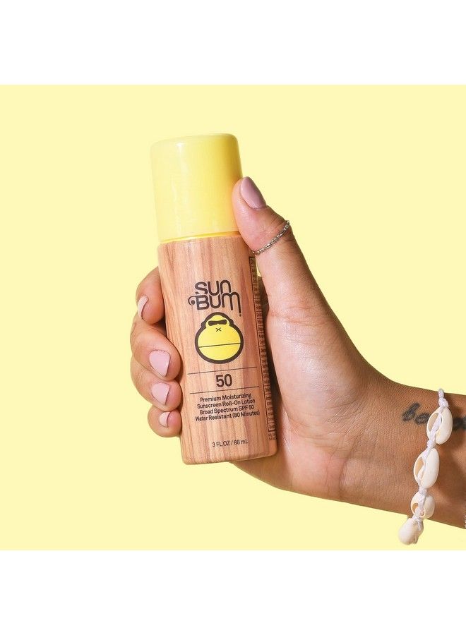 Sun Bum Original Spf 50 Sunscreen Rollon Lotion | Vegan And Hawaii 104 Reef Act Compliant (Octinoxate & Oxybenzone Free) Broad Spectrum Moisturizing Uva/Uvb Sunscreen Lotion With Vitamin E | 3 Oz - Image 4