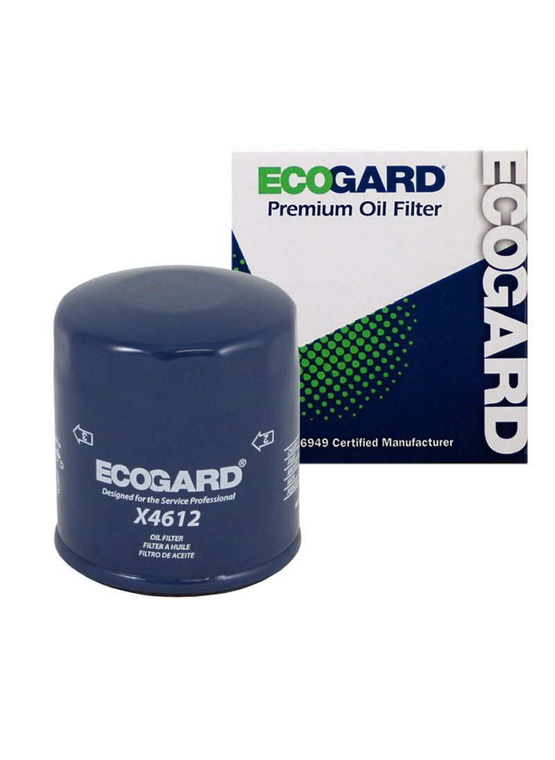 ECOGARD ECOGARD X4612 Premium Spin-On Engine Oil Filter for Conventional Oil Fits Nissan Altima 2.5L 2004-2021, Rogue 2.5L 2008-2022, Sentra 1.8L 2000-2019, Murano 3.5L 2004-2021, Pathfinder 3.5L 2004-2020  - Image 1