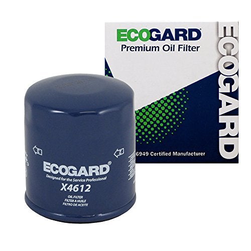 ECOGARD X4612 Premium Spin-On Engine Oil Filter for Conventional Oil Fits Nissan Altima 2.5L 2004-2021, Rogue 2.5L 2008-2022, Sentra 1.8L 2000-2019, Murano 3.5L 2004-2021, Pathfinder 3.5L 2004-2020 - Image 1