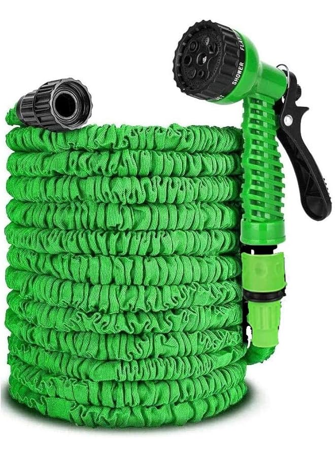 Al Safi Stretch Flexible Water Hose Up To 7.5 Meters Long Green 7.5 - Image 1