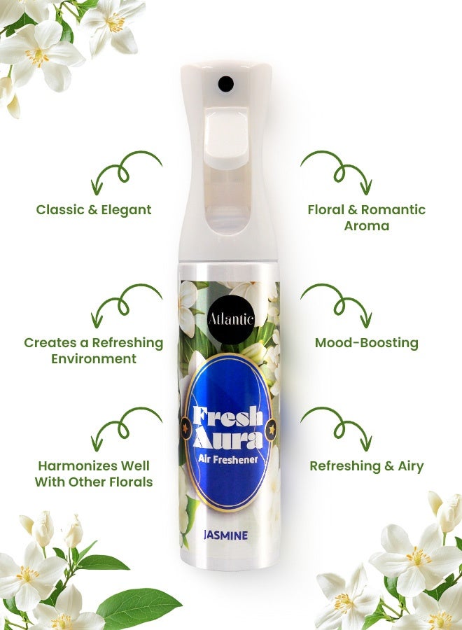 Atlantic Jasmine Air Freshener 300ml Natural Floral Aroma for Everyday Freshness - Image 2