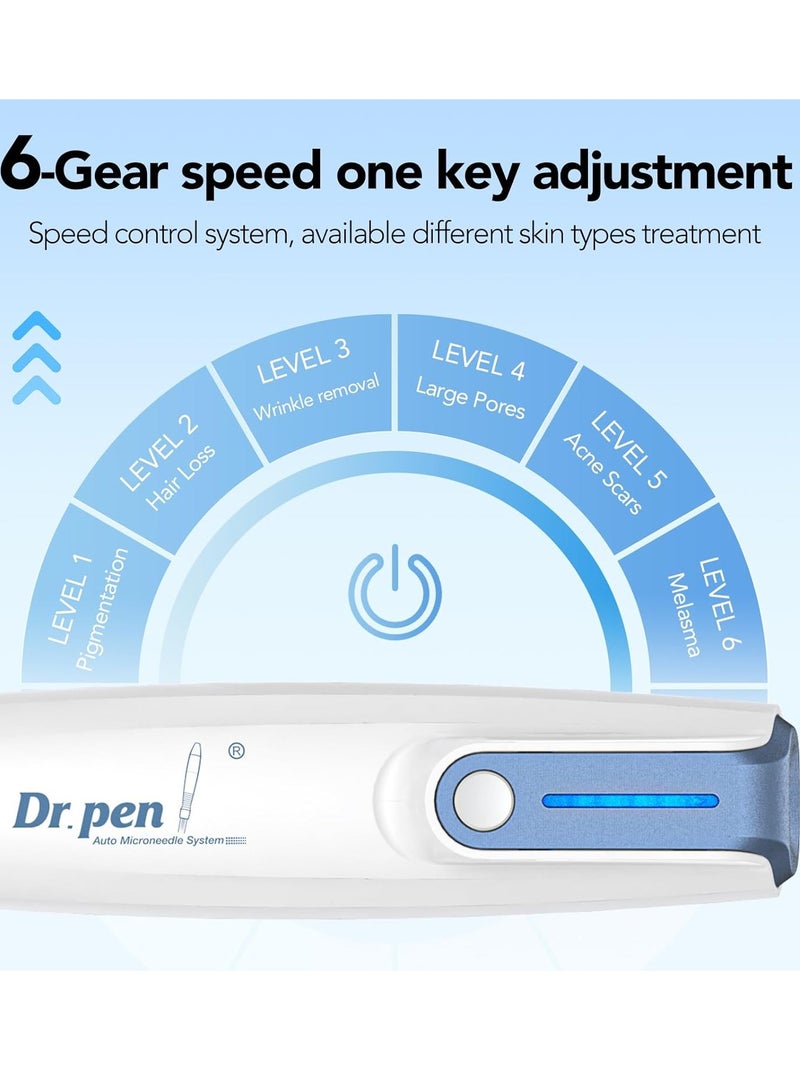 Dr.pen Dr.pen A9 Professional Microneedling Pen - Wireless Derma Pen - Skin Care Tool Kit for Face Body  - Image 5