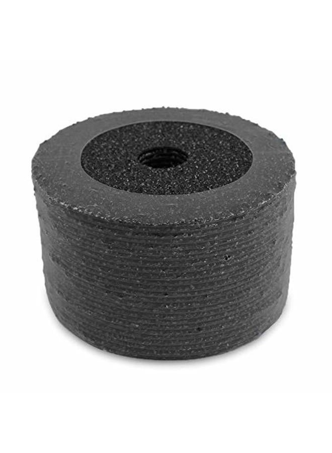 BHA Silicon Carbide Resin Fiber Sanding and Grinding Discs, 4.5” x 7/8” Arbor Hole - 25 Pack (24 Grit) - Image 1