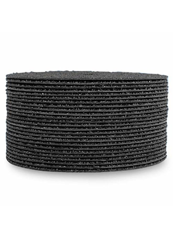 BHA Silicon Carbide Resin Fiber Sanding and Grinding Discs, 4.5” x 7/8” Arbor Hole - 25 Pack (24 Grit) - Image 4