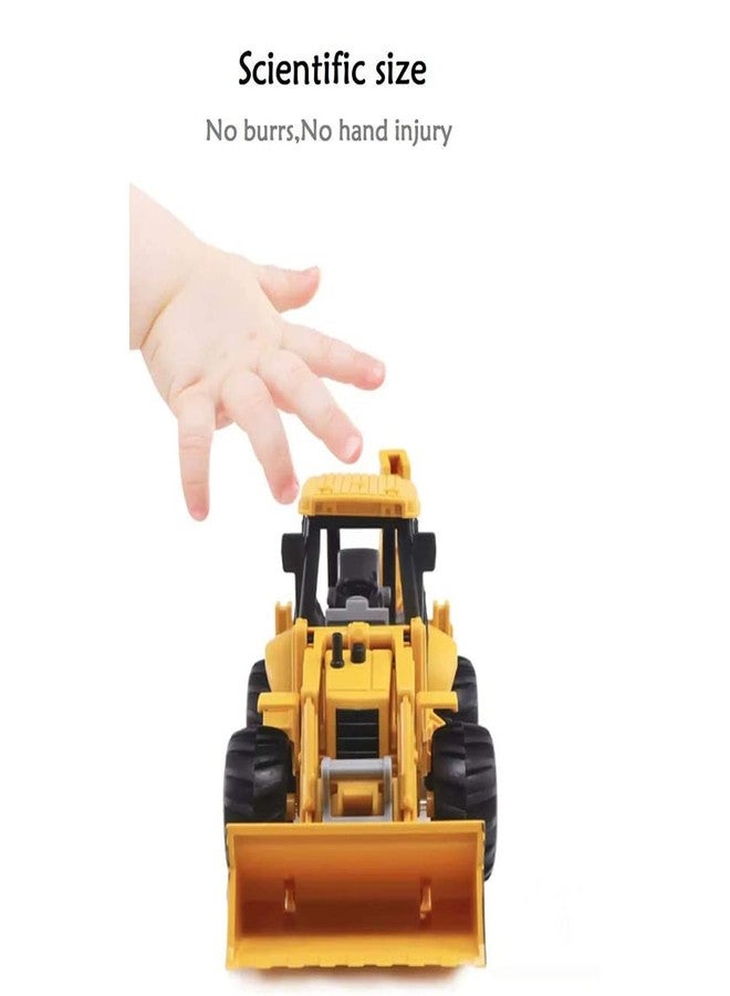 UKAXA Kids New Plastic Unbreakable Construction Vehicles Pretend Play Toy Trucks Bulldozer Play Set Building Vehicles Set for Kids (Multi) - Image 5