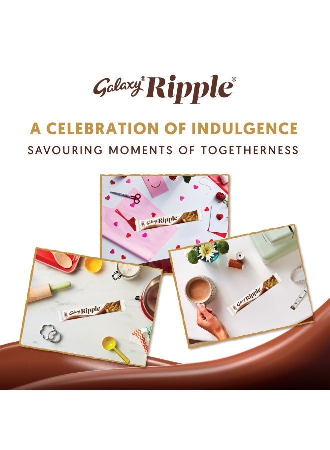 Galaxy Chocolate Ripple Chocolate Bar 30g - Image 5
