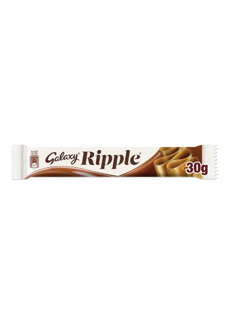 Galaxy Chocolate Ripple Chocolate Bar 30g - Image 1