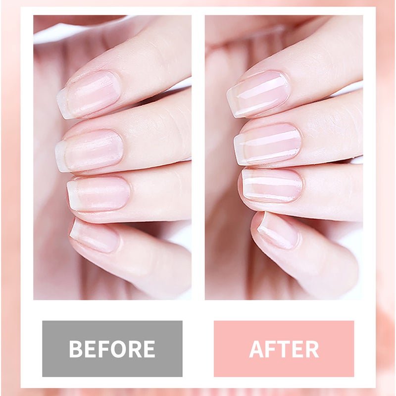 SULLMAR 4in1 Nail Hardener Nail Strengthener Nail Rescue Calcium Primer for Thin Nails Growth Nail Repair Nail Care Kit with Cuticle Oil Cuticle Remover Gel Cream - Image 3