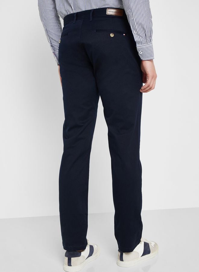 Thomas Scott Men Black Easy Wash Sustainable Chinos Trousers - Image 3