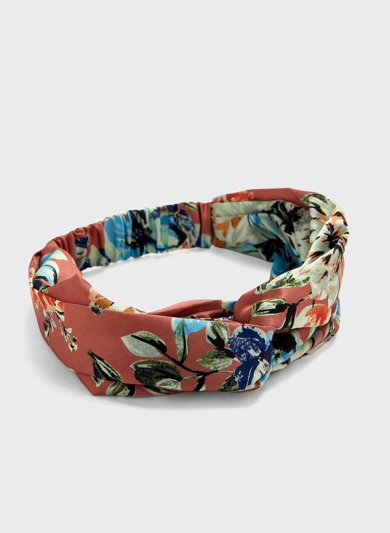 NEW LOOK Floral Wide Turban Headband