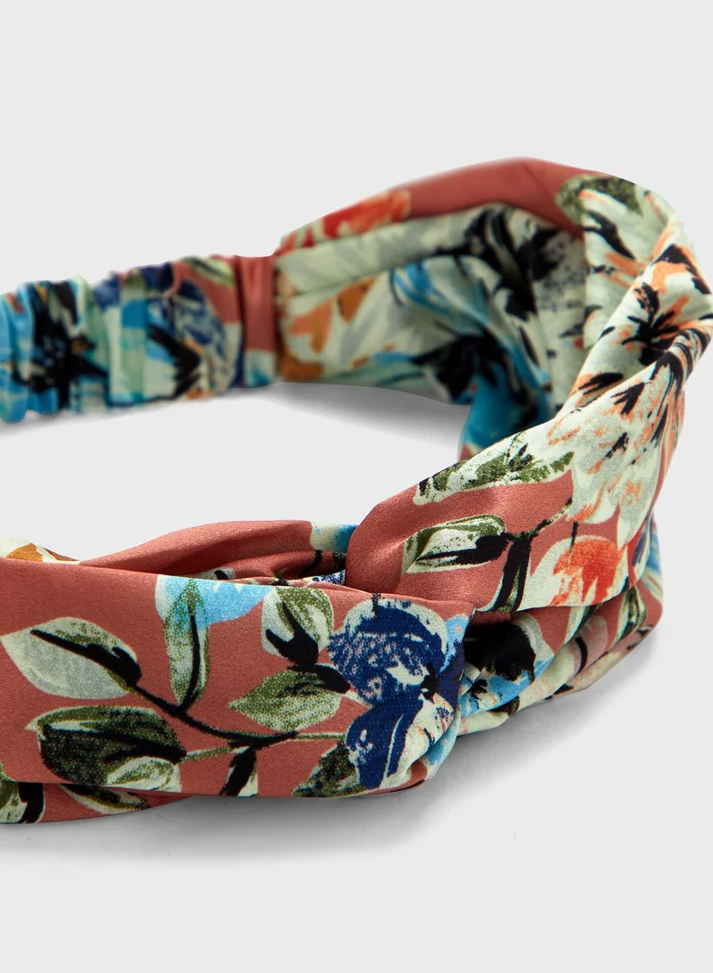NEW LOOK Floral Wide Turban Headband