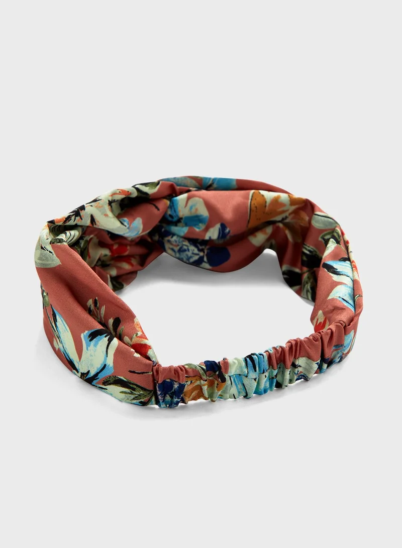 NEW LOOK Floral Wide Turban Headband
